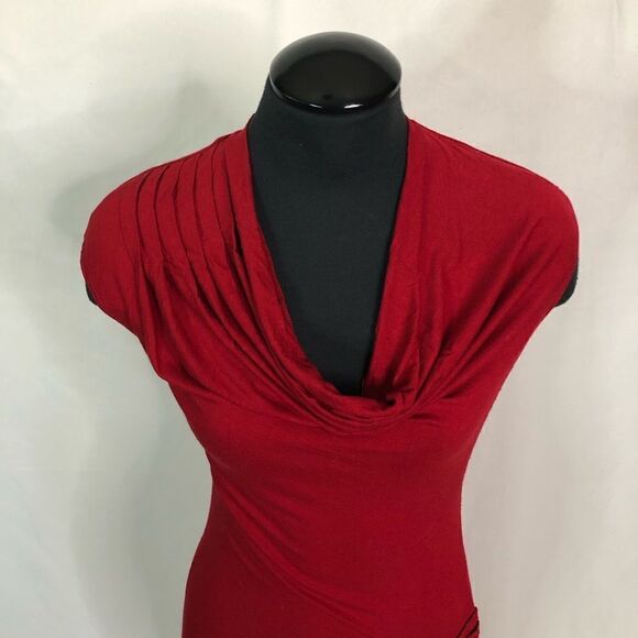 Max Studio Red Draped Dress - Women’s S - Picture 4 of 6
